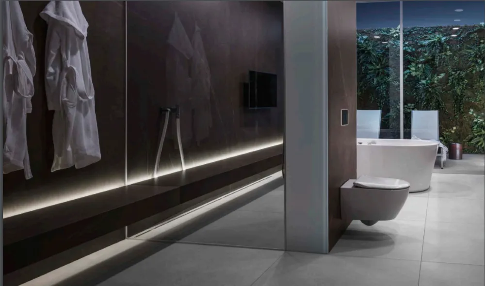 nowoczesny przycisk spłukujący