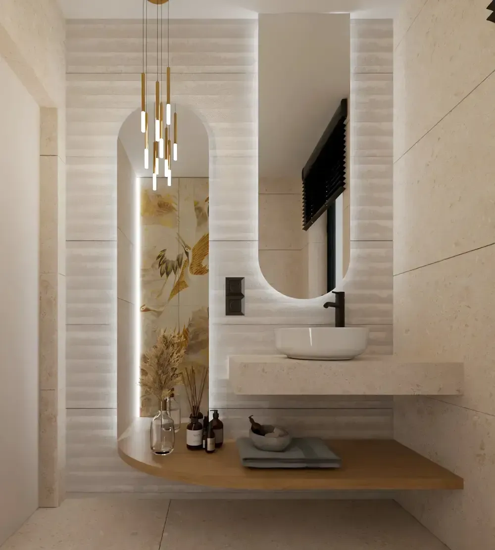 łazienka inspirowana japonią