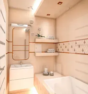 Wąska łazienka – przytulna i funkcjonalna 