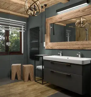 Łazienka bliska naturze 