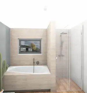 nowoczesna i funkcjonalna łazienka