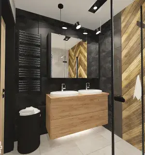 mała i funkcjonalna łazienka