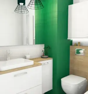 Nowoczesna łazienka z wanną