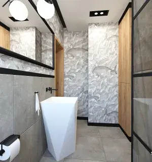 nowoczesna łazienka 