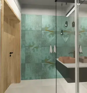 Nowoczesna łazienka z prysznicem