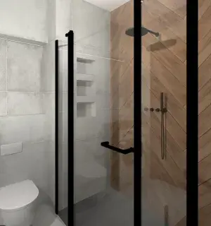 Nowoczesna łazienka z prysznicem