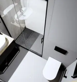 Nowoczesna łazienka z prysznicem