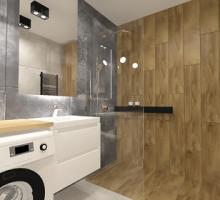 aranżacja łazienki drewni w łazience