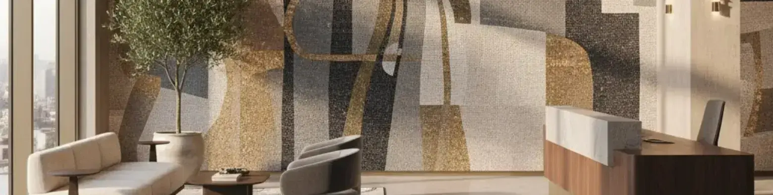 mozaika w obiektach komercyjnych