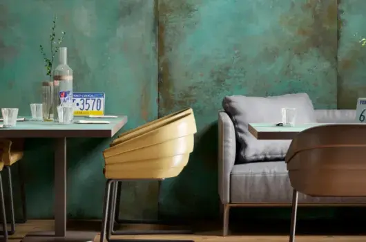 płytki imitujące metal