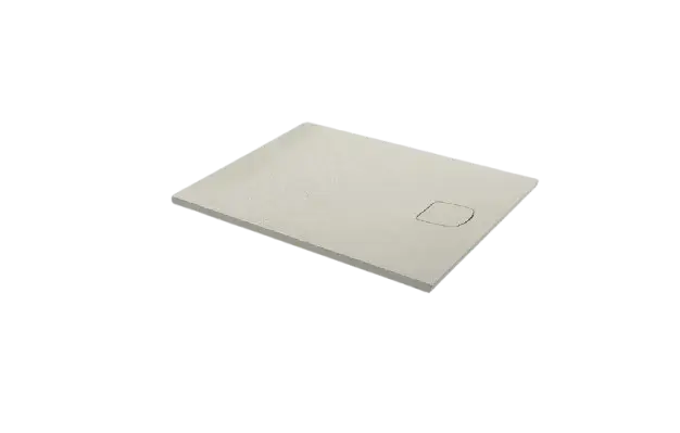 BRODZIK PROSTOKĄTNY AREIA SLATE EVO 80x100 AKRON BEIGE Z SYFONEM