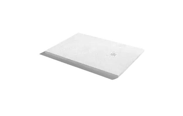 BRODZIK PROSTOKĄTNY BASE AKRON BLANCO PROSTOKĄTNY 80x100 CM Z SYFONEM