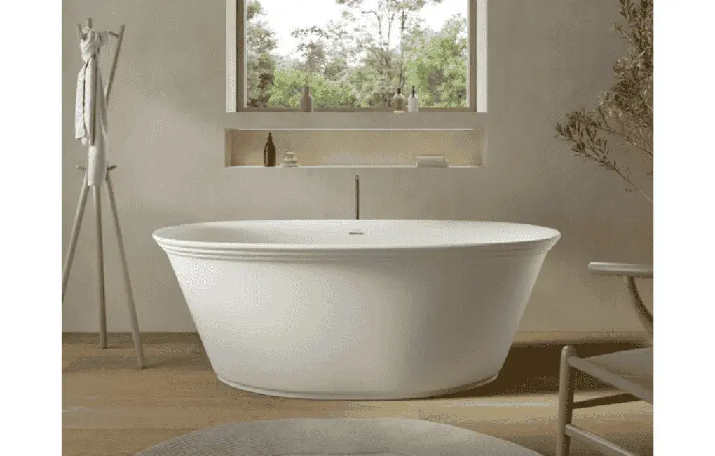 WANNA WOLNOSTOJĄCA BOREAL 170x80 Z ODPŁYWEM BLANCO MATE