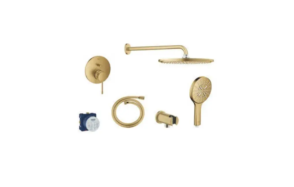 PAKIET NATRYSKOWY PODTYNKOWY ESSENCE GŁOWICA FI 310 RĄCZKA 3S - BCS