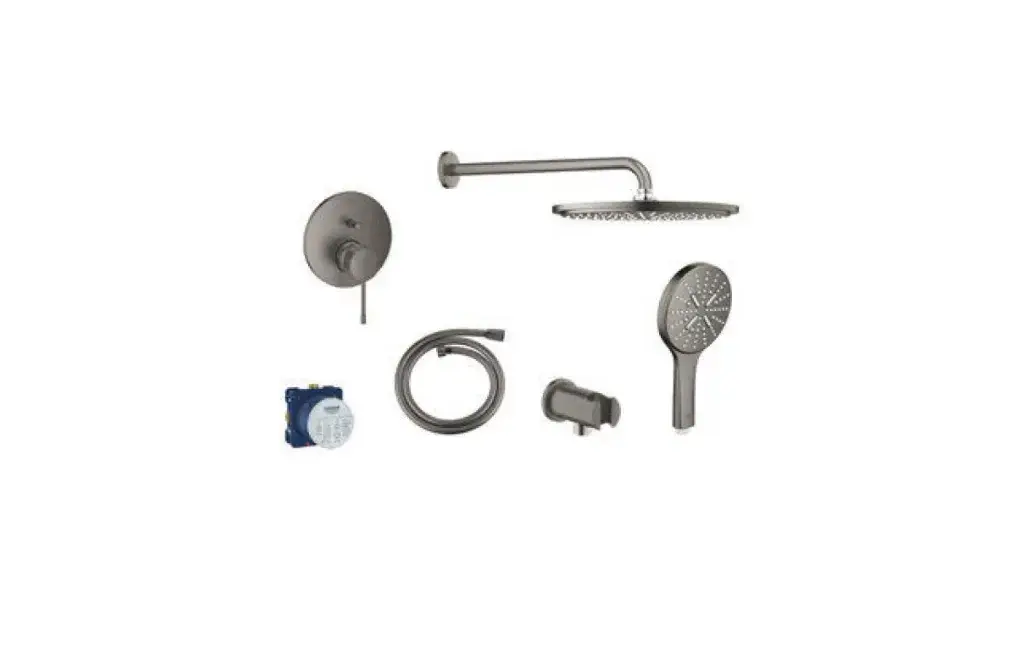 PAKIET NATRYSKOWY PODTYNKOWY ESSENCE GŁOWICA FI 310 RĄCZKA 3S - BHG