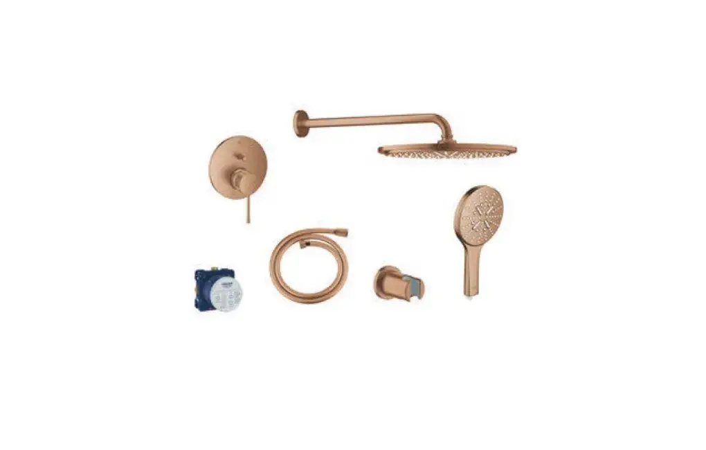 PAKIET NATRYSKOWY PODTYNKOWY ESSENCE GŁOWICA FI 310 RĄCZKA 3S - BWS