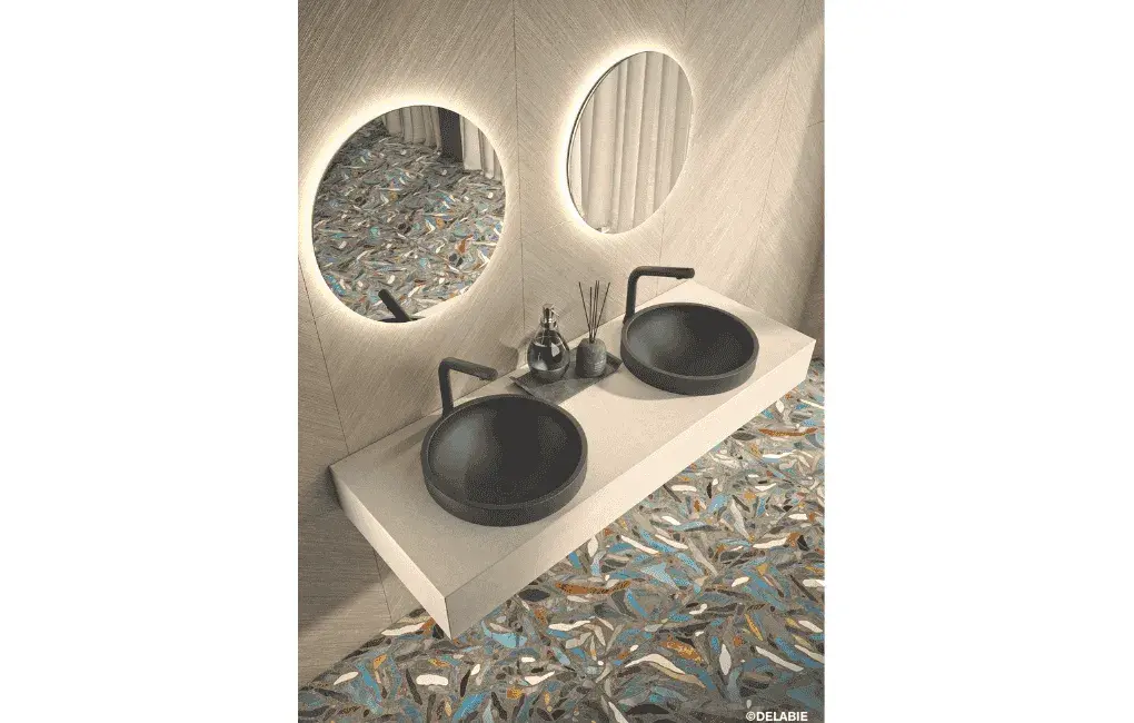 Umywalka nablatowa Delabie RAVA aranżacja