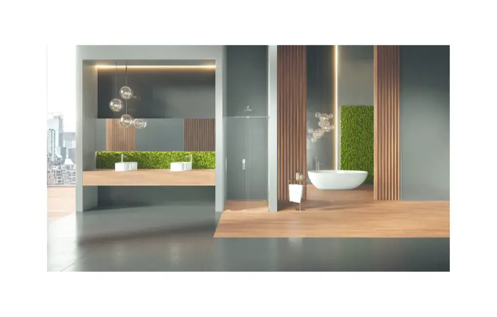 DRZWI PRZESUWNE DO WNĘKI SMART LIGHT CHROME SZ.PRZEZROCZYSTE/CHROM, 140x200 cm