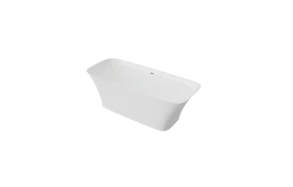 WANNA WOLNOSTOJĄCA VIP 174.5x75.3x60 cm KONGLOMERAT Z SYFONEM Z PRZELEWEM