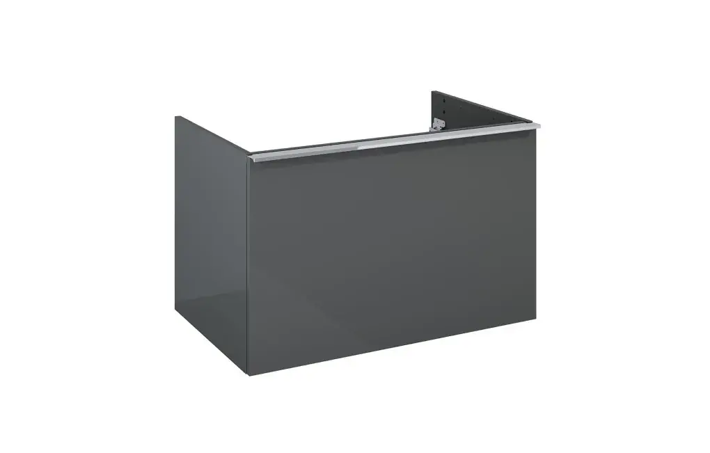 SZAFKA PODUMYWALKOWA WHITE 79x49x50 ANTRACITE (1 SZUF+WEWN.)