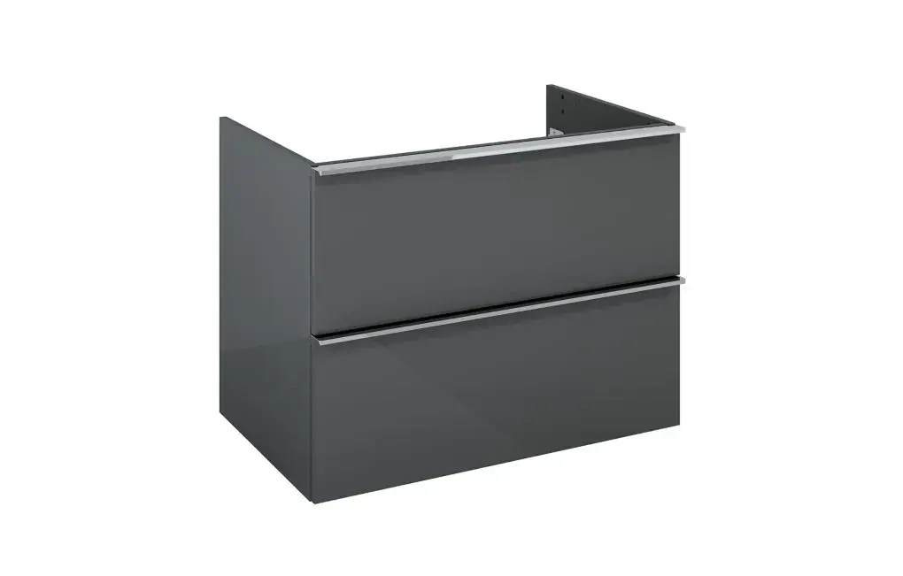 SZAFKA PODUMYWALKOWA WHITE 79x49x60 ANTRACITE (2 SZUFLADY)