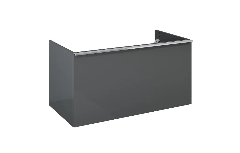 SZAFKA PODUMYWALKOWA WHITE 99x49x50 ANTRACITE (1 SZUF+WEWN.)