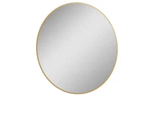 Lustro z oświetleniem Sharon fi 100 cm gold