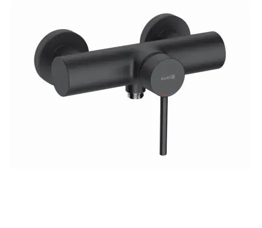 Ścienna bateria natryskowa Bozz czarny mat