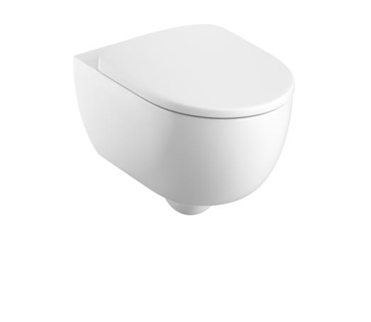 Miska WC bezkołnierzowa wisząca Nova Pro Premium z deską wolnoopadającą