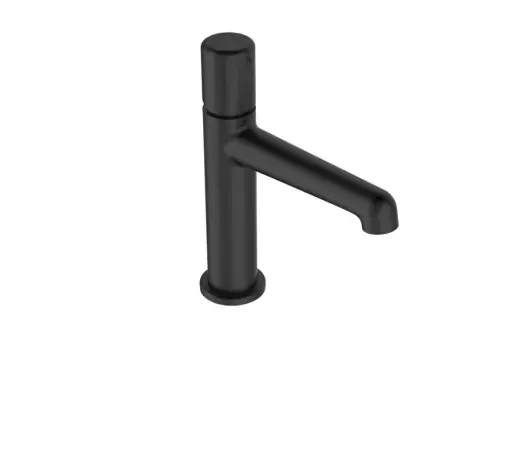 Stojąca bateria umywalkowa Pretto czarny mat