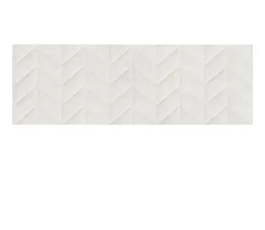 Płytka ścienna Work white spike 3D 30x90 cm rektyfikowana