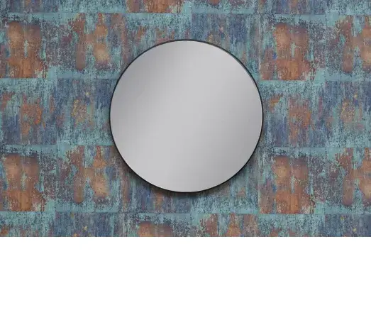 Lustro Olymp czarne fi 60 cm