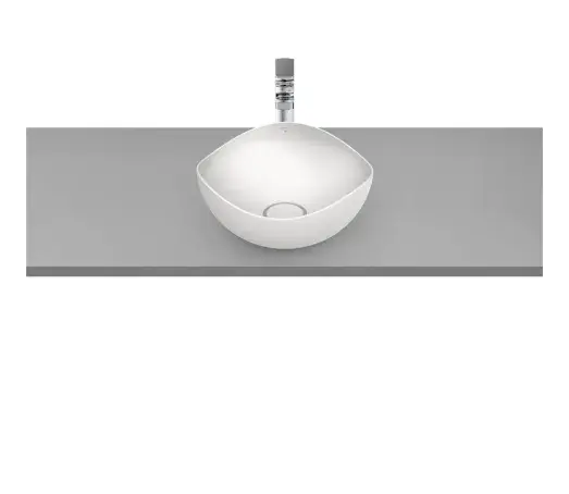 Umywalka nablatowa Ohtake 37x37 cm beż