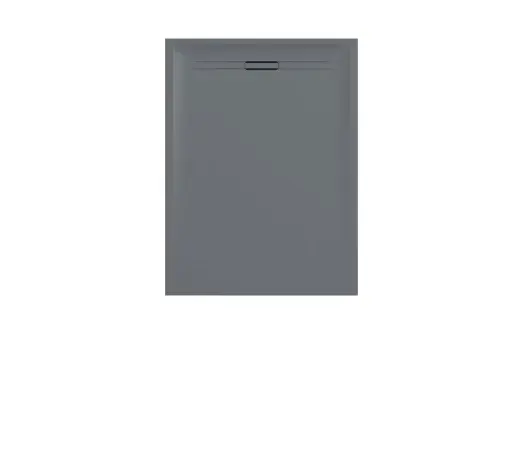 Brodzik prostokątny Sestra 120x90 cm szary