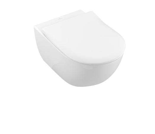 Miska WC bezkołnierzowa wisząca Subway 2.0 z deską wolnoopadającą Slimseat