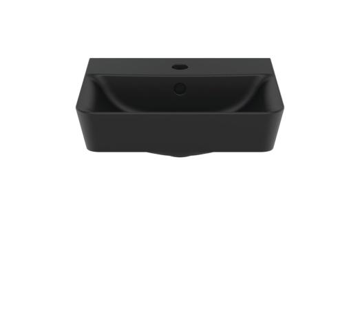 Umywalka nablatowa Connect Air Cube 40 cm czarny mat