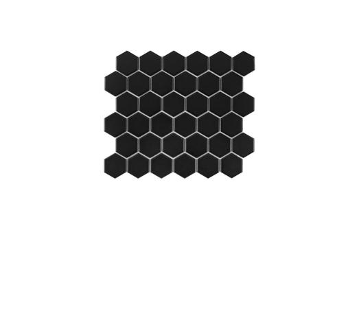 Mozaika Hexagon black matt