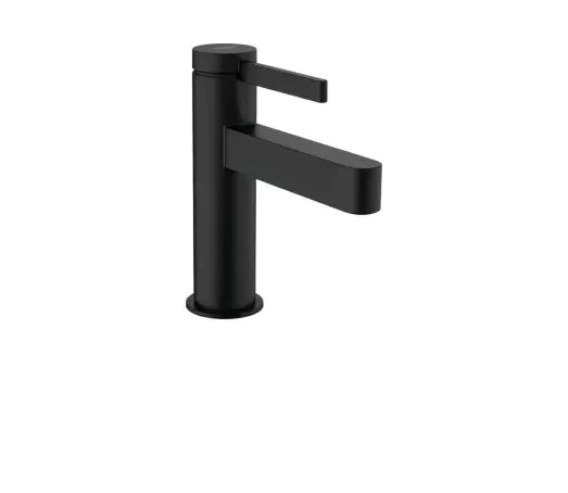 Stojąca bateria umywalkowa Finoris 100 czarny mat