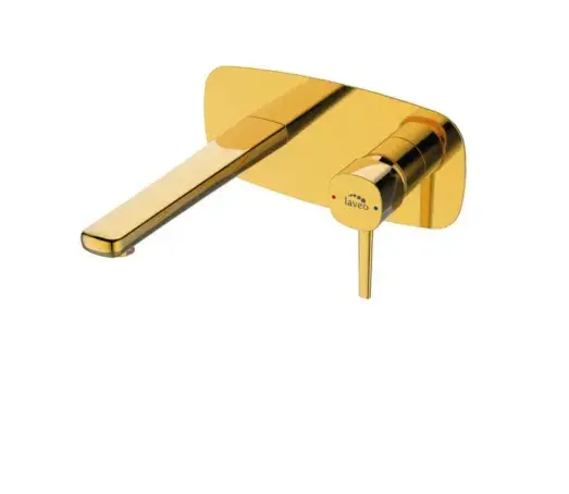 Podtynkowa bateria umywalkowa Pola złota