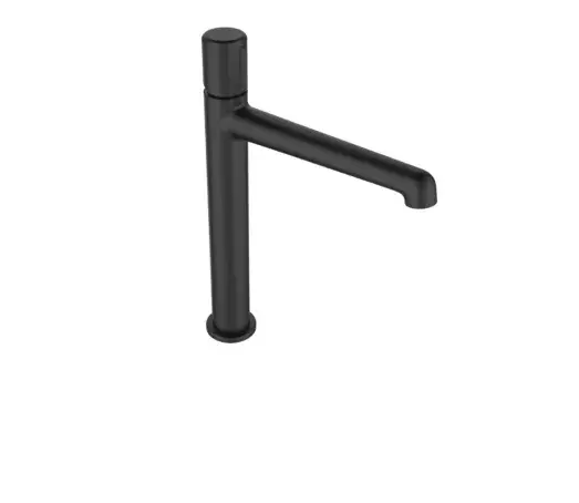 Stojąca bateria umywalkowa Pretto czarny mat