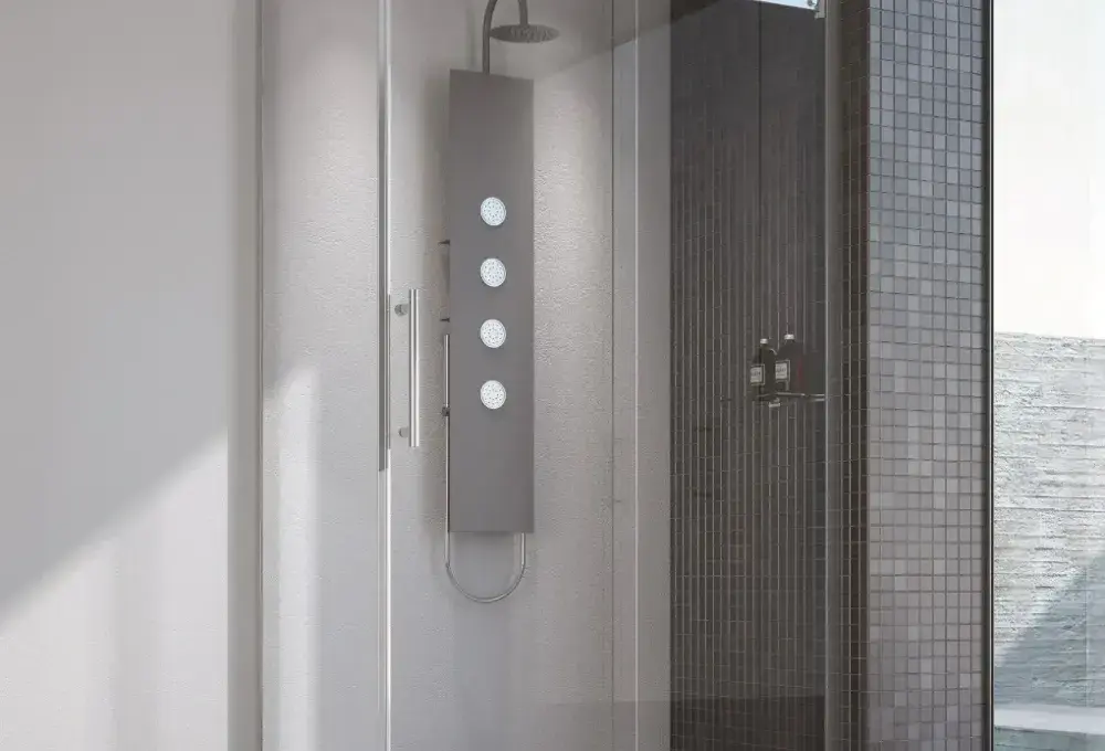 Kabina prostokątna z drzwiami przesuwnymi Altus 90x110-120 cm