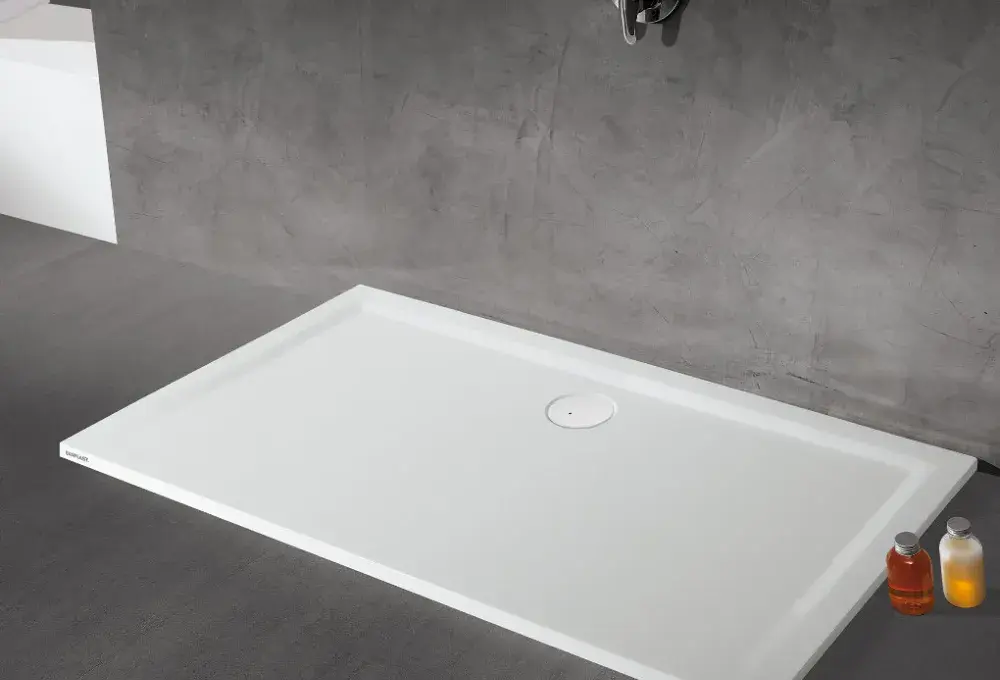 Brodzik prostokątny mineralny Space Mineral 70x140 cm