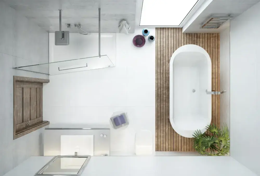 Wanna owalna akryl Free Line 80x180 cm