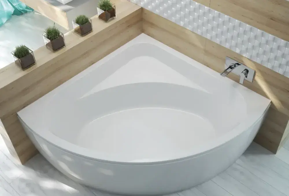 Wanna symetryczna akryl Free Line 135x135 cm